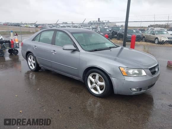 2006 Hyundai Sonata GLS with VIN 5NPEU46FX6H049361, listed as a IAAI auction lot 43487963 with 182,569 mi miles and . Bid and sale history available at DreamBid. Image 1.