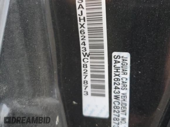 ✅ 1998 Jaguar XJ • VIN: SAJHX6243WC827873 • Lot: 78366904. Listed on Copart with Not provided. Free auction sales archive from the USA and detailed vehicle history report at DreamBid. Image 12.