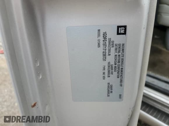 ✅ 2007 GMC Savana Cargo YF7 Upfitter • VIN: 1GDFG15T171238731 • Lot: 69537235. Wystawiony na Copart z przebiegiem 161 904 mil. Bezpłatny archiwum sprzedaży aukcyjnych z USA i szczegółowy raport historii pojazdu na DreamBid. Zdjęcie 13.