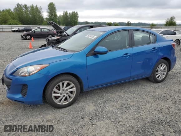 ✅ 2012 Mazda 3 i Touring • VIN: JM1BL1V8XC1577976 • Lot: 59394925. Listed on Copart with 130,582 mi. Free auction sales archive from the USA and detailed vehicle history report at DreamBid. Image 1.