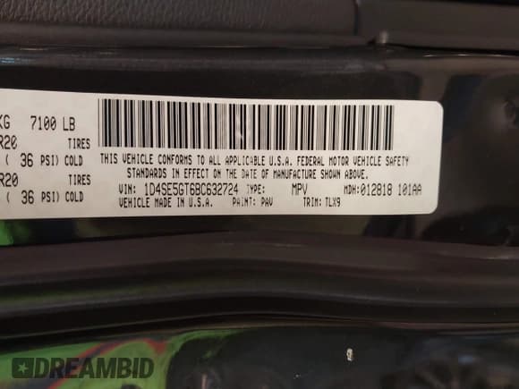 ✅ 2011 Dodge Durango Citadel • VIN: 1D4SE5GT6BC632724 • Лот: 41590123. Опубликован ранее на IAAI с пробегом 118 509 миль. Бесплатный доступ к архиву аукционных продаж из США и подробный отчёт об истории автомобиля на DreamBid. Изображение 9.