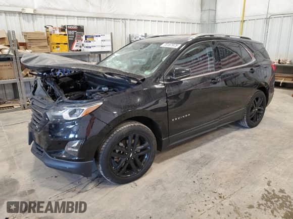 2020 Chevrolet Equinox LT z VIN 3GNAXVEX0LL149560, wystawiony jako Copart lot #70187975 z przebiegiem 52 072 mil mil oraz Szkoda całkowita • Salvage title. Historia ofert i sprzedaży dostępna na DreamBid. Obrazek 1.