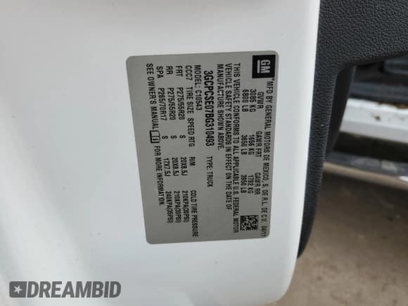 ✅ 2011 Chevrolet Silverado 1500 LT • VIN: 3GCPCSE07BG310493 • Lot: 74808394. Listed on Copart with 135,666 mi. Free auction sales archive from the USA and detailed vehicle history report at DreamBid. Image 13.