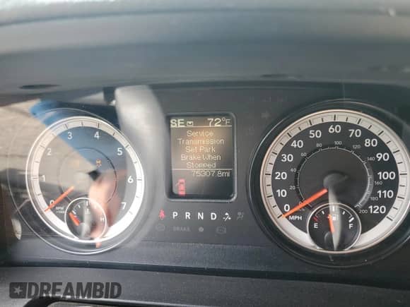 2016 Ram 1500 Express with VIN 1C6RR7FG0GS409762, listed as a Copart auction lot 59237055 with 75,307 mi miles and Salvage title. Bid and sale history available at DreamBid. Image 9.