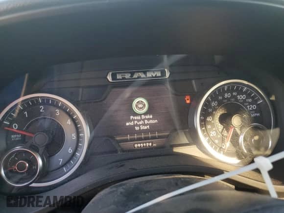 2020 Ram 1500 Big Horn с VIN 1C6SRFFT0LN125954, выставлен на аукционе Copart как лот 72221374 с пробегом 95 124 миль миль и Списание • Salvage title. История ставок и продаж доступна на DreamBid. Изображение 9.