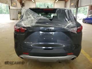 2022 Chevrolet Blazer LT with VIN 3GNKBCR40NS118678, listed as a Copart auction lot 64243694 with Not provided miles and Non repairable. Bid and sale history available at DreamBid. Image 6.