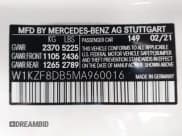 ✅ 2021 Mercedes-Benz E 350 • VIN: W1KZF8DB5MA960016 • Lot: 42077589. Wystawiony na IAAI z przebiegiem 52 264 mil. Bezpłatny archiwum sprzedaży aukcyjnych z USA i szczegółowy raport historii pojazdu na DreamBid. Zdjęcie 9.