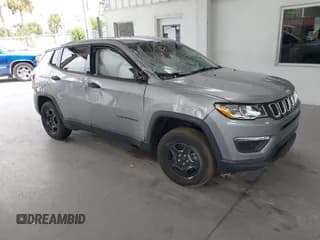 ✅ 2019 Jeep Compass Sport • VIN: 3C4NJDAB1KT601871 • Lot: 42837332. Listed on IAAI with 111,405 mi. Free auction sales archive from the USA and detailed vehicle history report at DreamBid. Image 1.