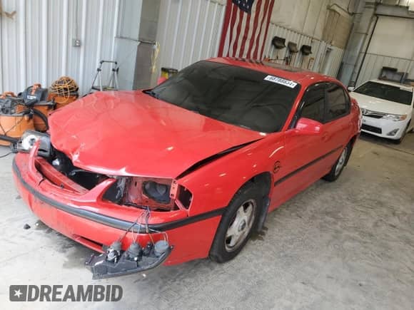 2002 Chevrolet Impala LS с VIN 2G1WH55K829343036, выставлен на аукционе Copart как лот 68788834 с пробегом 149 303 миль миль и На запчасти • Non repairable. История ставок и продаж доступна на DreamBid. Изображение 1.