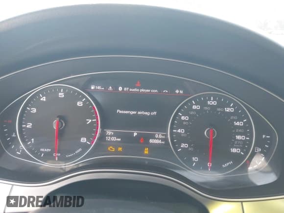 ✅ 2017 Audi A6 Premium Plus • VIN: WAUF2AFC5HN046477 • Lot: 42432352. Listed on IAAI with 60,884 mi. Free auction sales archive from the USA and detailed vehicle history report at DreamBid. Image 7.