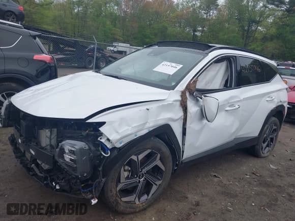 ✅ 2022 Hyundai Tucson Limited • VIN: KM8JFDA29NU054211 • Lot: 42157046. Wystawiony na IAAI z przebiegiem 27 536 mil. Bezpłatny archiwum sprzedaży aukcyjnych z USA i szczegółowy raport historii pojazdu na DreamBid. Zdjęcie 2.