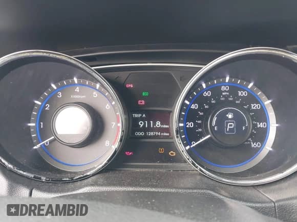 2013 Hyundai Sonata GLS with VIN 5NPEB4AC8DH782024, listed as a IAAI auction lot 41209313 with 128,794 mi miles and . Bid and sale history available at DreamBid. Image 7.