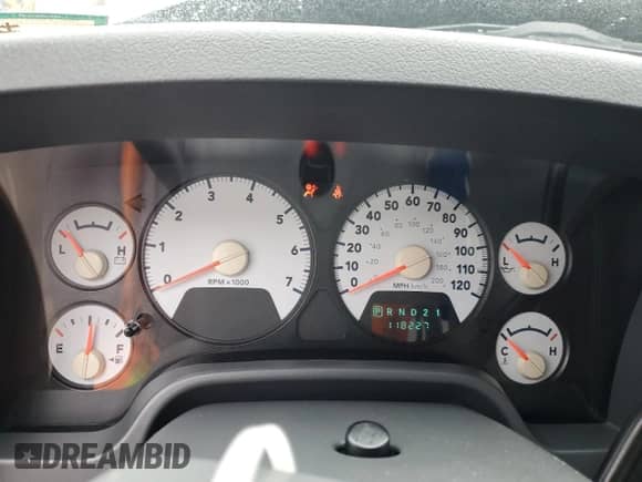 2008 Dodge 1500 SLT с VIN 1D7HU18208S599362, выставлен на аукционе Copart как лот 65437554 с пробегом 118 227 миль миль и Списание • Salvage title. История ставок и продаж доступна на DreamBid. Изображение 9.