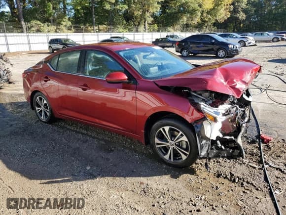 ✅ 2022 Nissan Sentra SV • VIN: 3N1AB8CV1NY272500 • Лот: 87396635. Опубликован ранее на Copart с пробегом 32 903 миль. Бесплатный доступ к архиву аукционных продаж из США и подробный отчёт об истории автомобиля на DreamBid. Изображение 4.