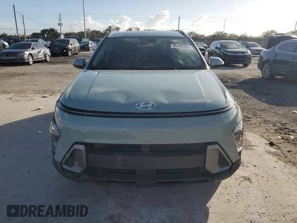 2024 Hyundai Kona SEL with VIN KM8HB3AB7RU039250, listed as a Copart auction lot 85460204 with 5,262 mi miles and Non repairable. Bid and sale history available at DreamBid. Image 5.