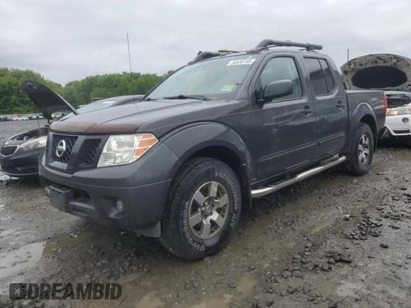 ✅ 2012 Nissan Frontier Pro-4X • VIN: 1N6AD0EV4CC477625 • Lot: 58536195. Listed on Copart with 103,711 mi. Free auction sales archive from the USA and detailed vehicle history report at DreamBid. Image 1.