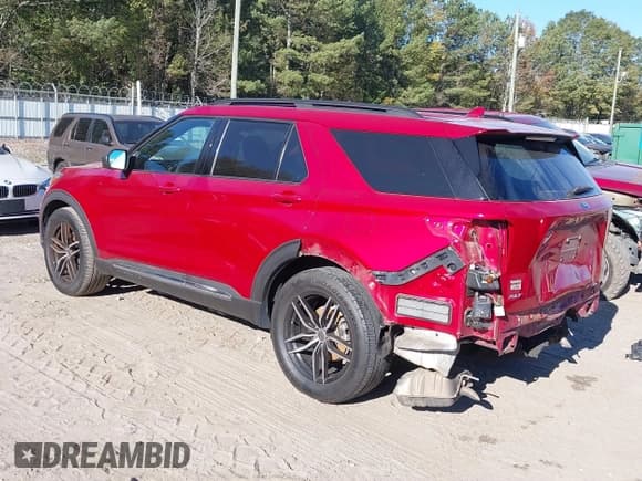 ✅ 2020 Ford Explorer XLT • VIN: 1FMSK7DH0LGB08962 • Lot: 40641836. Listed on IAAI with 99,051 mi. Free auction sales archive from the USA and detailed vehicle history report at DreamBid. Image 3.