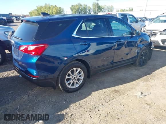 2020 Chevrolet Equinox LT with VIN 3GNAXUEVXLL334398, listed as a IAAI auction lot 43324458 with 40,158 mi miles and . Bid and sale history available at DreamBid. Image 4.