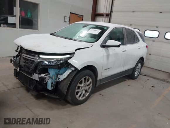 ✅ 2023 Chevrolet Equinox LT • VIN: 3GNAXUEG5PS190448 • Lot: 43709442. Listed on IAAI with 52,110 mi. Free auction sales archive from the USA and detailed vehicle history report at DreamBid. Image 2.