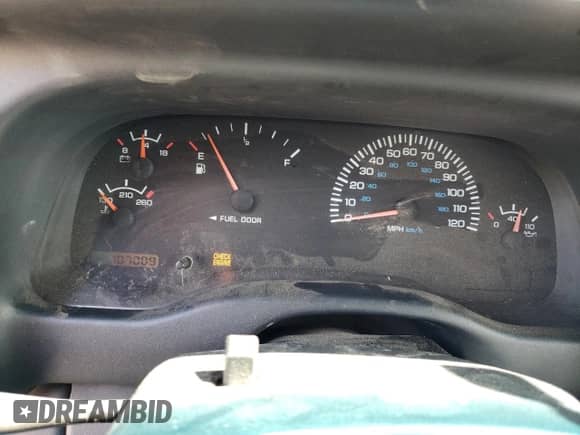 1998 Dodge Dakota with VIN 1B7FL26P2WS653301, listed as a Copart auction lot 60284615 with 107,009 mi miles and Salvage title. Bid and sale history available at DreamBid. Image 9.