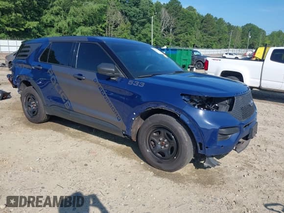 ✅ 2023 Ford Police Interceptor Utility • VIN: 1FM5K8AC6PGA34268 • Lot: 42435953. Wystawiony na IAAI z przebiegiem 24 786 mil. Bezpłatny archiwum sprzedaży aukcyjnych z USA i szczegółowy raport historii pojazdu na DreamBid. Zdjęcie 1.