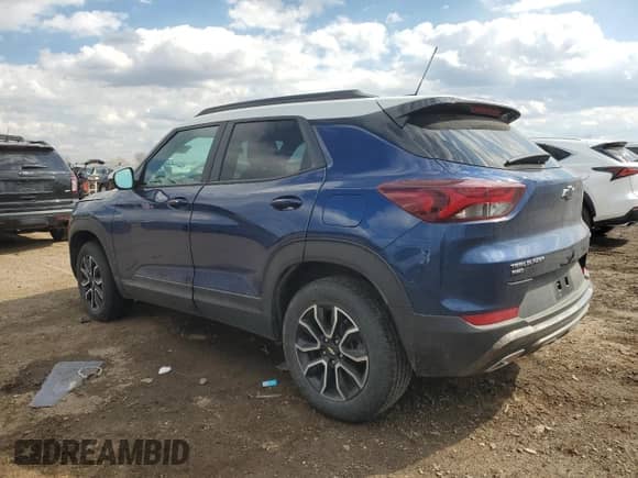 2022 Chevrolet TrailBlazer ACTIV с VIN KL79MSSL8NB029236, выставлен на аукционе Copart как лот 50363085 с пробегом Не указан миль и Списание • Salvage title. История ставок и продаж доступна на DreamBid. Изображение 2.