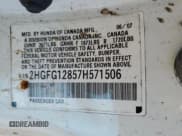 ✅ 2007 Honda Civic EX • VIN: 2HGFG12857H571506 • Lot: 86474315. Wystawiony na Copart z przebiegiem 103 730 mil. Bezpłatny archiwum sprzedaży aukcyjnych z USA i szczegółowy raport historii pojazdu na DreamBid. Zdjęcie 12.