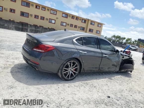 ✅ 2019 Genesis G70 Sport • VIN: KMTG24LA6KU034865 • Lot: 55304455. Wystawiony na Copart z przebiegiem 57 087 mil. Bezpłatny archiwum sprzedaży aukcyjnych z USA i szczegółowy raport historii pojazdu na DreamBid. Zdjęcie 3.