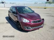 ✅ 2020 Mitsubishi Mirage LE • VIN: ML32A5HJ8LH001714 • Lot: 70355275. Listed on Copart with 45,005 mi. Free auction sales archive from the USA and detailed vehicle history report at DreamBid. Image 13.