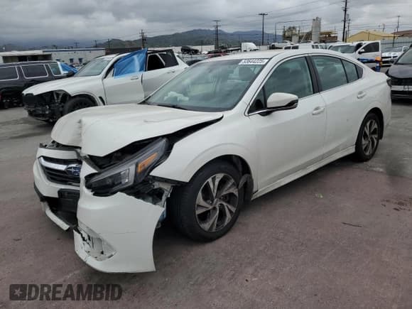 ✅ 2022 Subaru Legacy Premium • VIN: 4S3BWAC68N3012027 • Lot: 53644225. Listed on Copart with 180,168 mi. Free auction sales archive from the USA and detailed vehicle history report at DreamBid. Image 1.