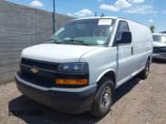✅ 2021 Chevrolet Express Cargo • VIN: 1GCWGAFP1M1235250 • Lot: 42678056. Listed on IAAI with 46,536 mi. Free auction sales archive from the USA and detailed vehicle history report at DreamBid. Image 2.