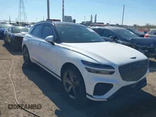 ✅ 2023 Genesis GV70 2.5T • VIN: KMUMADTB8PU105002 • Lot: 43462162. Listed on IAAI with 39,421 mi. Free auction sales archive from the USA and detailed vehicle history report at DreamBid. Image 1.