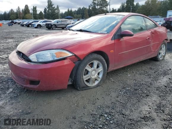 ✅ 2001 Mercury Cougar • VIN: 1ZWHT61L415601351 • Lot: 84071805. Wystawiony na Copart z przebiegiem 77 175 mil. Bezpłatny archiwum sprzedaży aukcyjnych z USA i szczegółowy raport historii pojazdu na DreamBid. Zdjęcie 1.