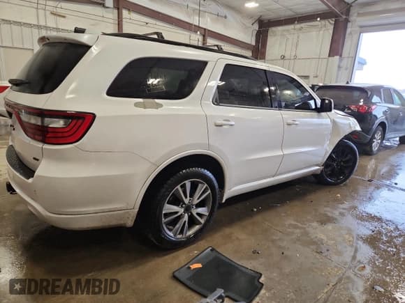 ✅ 2017 Dodge Durango GT • VIN: 1C4RDJDG4HC907692 • Lot: 91713205. Listed on Copart with 140,907 mi. Free auction sales archive from the USA and detailed vehicle history report at DreamBid. Image 3.
