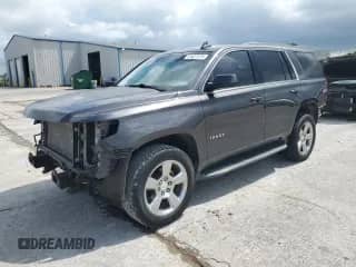2017 Chevrolet Tahoe LS with VIN 1GNSCAKC7HR396648, listed as a Copart auction lot 63427575 with 81,515 mi miles and Salvage title. Bid and sale history available at DreamBid. Image 1.