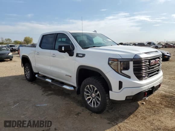 ✅ 2023 GMC Sierra 1500 AT4 • VIN: 1GTUUEE80PZ136104 • Lot: 83977275. Listed on Copart with 32,748 mi. Free auction sales archive from the USA and detailed vehicle history report at DreamBid. Image 4.