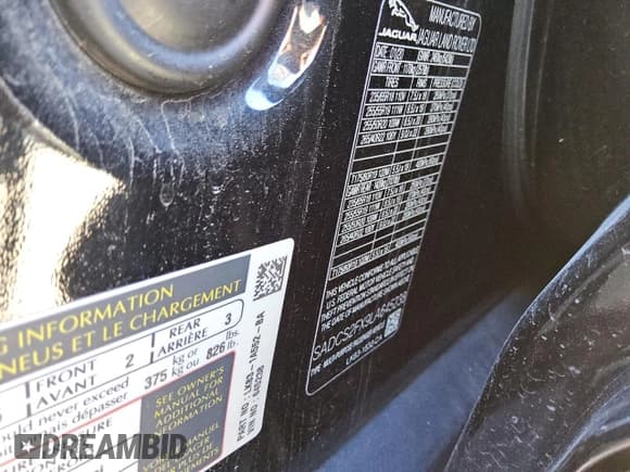 ✅ 2020 Jaguar F-Pace 25t • VIN: SADCS2FX9LA645238 • Lot: 85500144. Wystawiony na Copart z przebiegiem 72 376 mil. Bezpłatny archiwum sprzedaży aukcyjnych z USA i szczegółowy raport historii pojazdu na DreamBid. Zdjęcie 13.