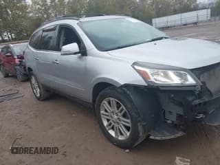 ✅ 2015 Chevrolet Traverse LT • VIN: 1GNKRGKD0FJ185829 • Lot: 43544271. Listed on IAAI with 121,935 mi. Free auction sales archive from the USA and detailed vehicle history report at DreamBid. Image 1.