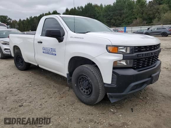 2022 Chevrolet Silverado 1500 Work Truck z VIN 3GCNWAEK6NG185680, wystawiony jako Copart lot #85725755 z przebiegiem 81 374 mil mil oraz Szkoda całkowita • Salvage title. Historia ofert i sprzedaży dostępna na DreamBid. Obrazek 4.