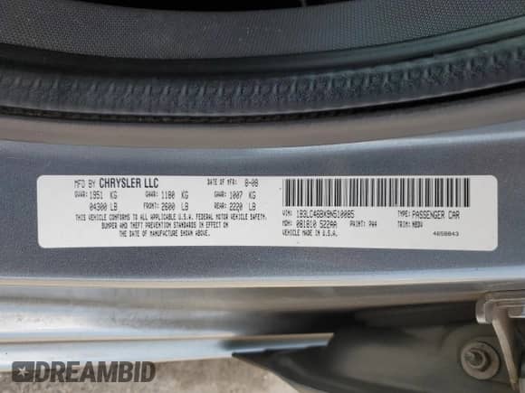 2009 Dodge Avenger SE z VIN 1B3LC46BX9N510085, wystawiony jako Copart lot #62255465 z przebiegiem 139 707 mil mil oraz Szkoda całkowita • Salvage title. Historia ofert i sprzedaży dostępna na DreamBid. Obrazek 12.