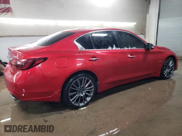 ✅ 2020 Infiniti Q50 Red Sport 400 • VIN: JN1FV7AR7LM660327 • Lot: 81754314. Wystawiony na Copart z przebiegiem 49 559 mil. Bezpłatny archiwum sprzedaży aukcyjnych z USA i szczegółowy raport historii pojazdu na DreamBid. Zdjęcie 3.