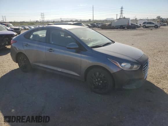 2020 Hyundai Accent SE с VIN 3KPC24A61LE124825, выставлен на аукционе Copart как лот 89578555 с пробегом 33 638 миль миль и Списание • Salvage title. История ставок и продаж доступна на DreamBid. Изображение 4.