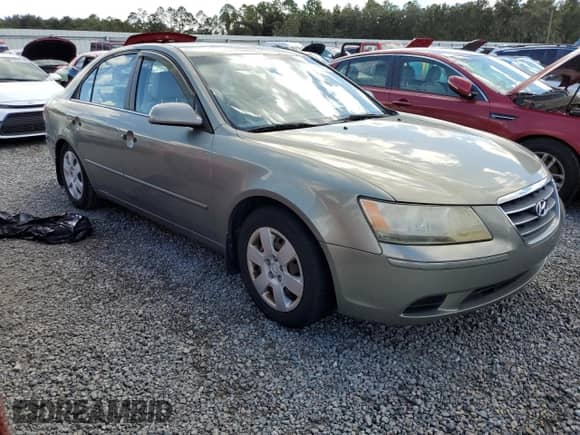 2009 Hyundai Sonata GLS with VIN 5NPET46C49H552588, listed as a Copart auction lot 74191174 with Not provided miles and Salvage title. Bid and sale history available at DreamBid. Image 4.