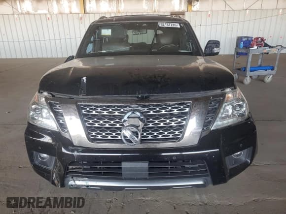 ✅ 2019 Nissan Armada Platinum • VIN: JN8AY2NF9K9350994 • Lot: 62187285. Listed on Copart with 176,517 mi. Free auction sales archive from the USA and detailed vehicle history report at DreamBid. Image 5.