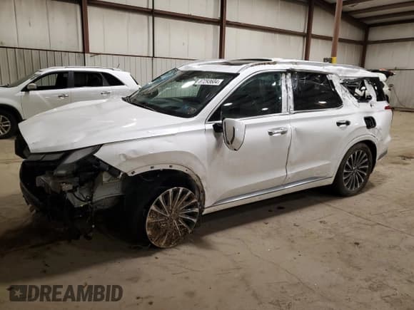 ✅ 2023 Hyundai Palisade Calligraphy • VIN: KM8R7DGE1PU511176 • Лот: 87293604. Опубликован ранее на Copart с пробегом 31 673 миль. Бесплатный доступ к архиву аукционных продаж из США и подробный отчёт об истории автомобиля на DreamBid. Изображение 1.