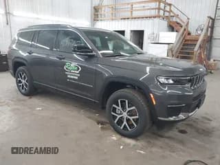 ✅ 2025 Jeep Grand Cherokee Limited • VIN: 1C4RJKBG3S8634319 • Lot: 41817917. Wystawiony na IAAI z przebiegiem 523 mil. Bezpłatny archiwum sprzedaży aukcyjnych z USA i szczegółowy raport historii pojazdu na DreamBid. Zdjęcie 1.