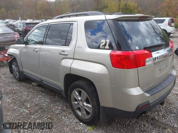 ✅ 2015 GMC Terrain SLT • VIN: 2GKFLXE31F6294302 • Lot: 43564979. Listed on IAAI with 169,368 mi. Free auction sales archive from the USA and detailed vehicle history report at DreamBid. Image 3.