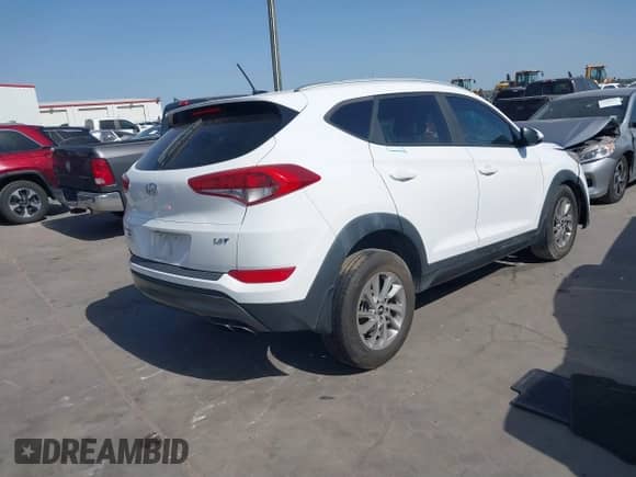 2016 Hyundai Tucson Limited z VIN KM8J33A24GU160815, wystawiony jako IAAI lot #41856250 z przebiegiem 98 609 mil mil oraz . Historia ofert i sprzedaży dostępna na DreamBid. Obrazek 4.