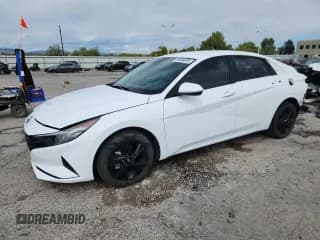 ✅ 2023 Hyundai Elantra Blue • VIN: KMHLM4AJ5PU054781 • Lot: 85584605. Listed on Copart with 52,427 mi. Free auction sales archive from the USA and detailed vehicle history report at DreamBid. Image 1.