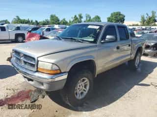 2004 Dodge Dakota SLT с VIN 1D7HG48N54S737281, выставлен на аукционе Copart как лот 57644174 с пробегом 236 894 миль миль и Списание • Salvage title. История ставок и продаж доступна на DreamBid. Изображение 1.
